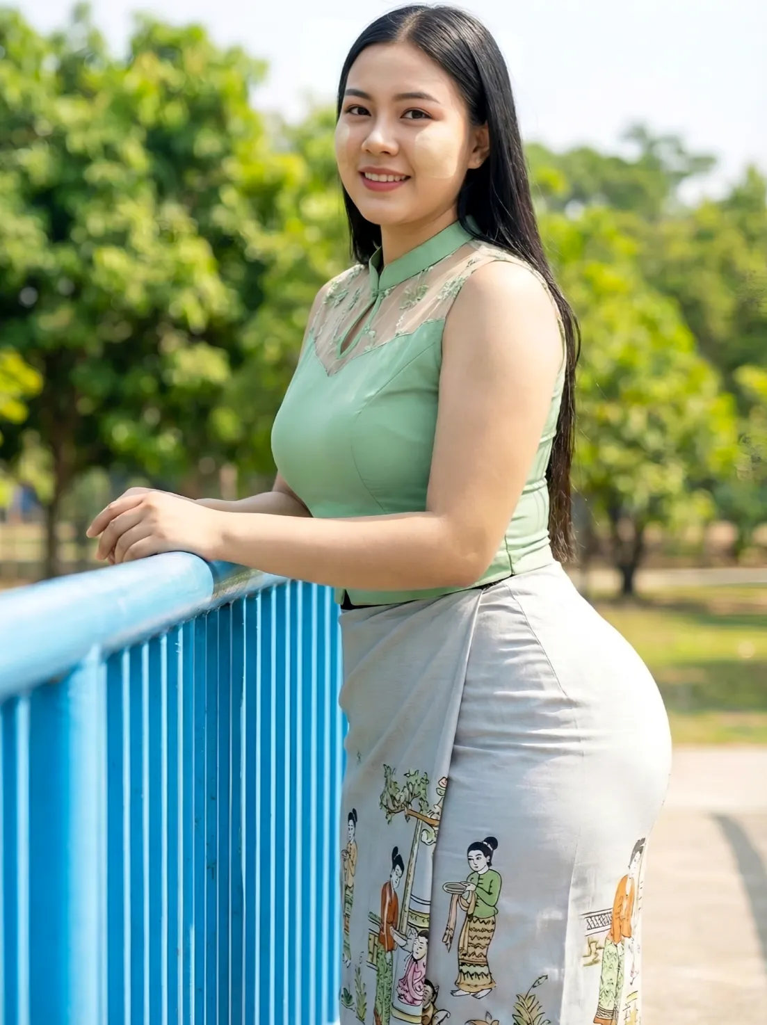 Budget modest traditional outfit look, clean styling, natural light, family-friendly.